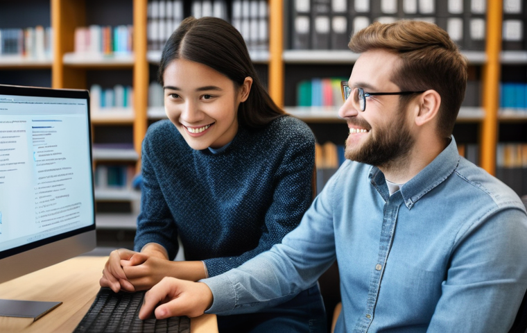 전이 학습 촉진 기법을 위한 팀워크와 협업 - **Prompt:** "A diverse, cross-functional AI team of five people (two women, three men, various ages ...
