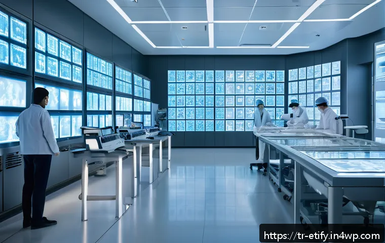 전이 학습과 강화학습의 차이점 - A highly detailed digital illustration of a futuristic medical laboratory in Istanbul, Turkey, showc...